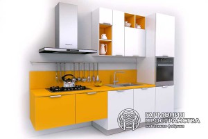 Кухонный гарнитур «Эльба» - в бело-желтой цветовой гамме