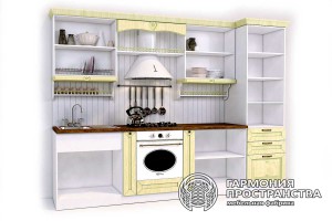 Кухонный гарнитур  «Лаура» <br>Базовая комплектация<br>без фасадов