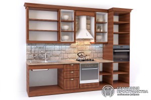 Кухонный гарнитур «Римини»  | Базовая комплектация | Вид изнутри