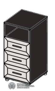 Модуль Тумба с ящиками «Олимпия»