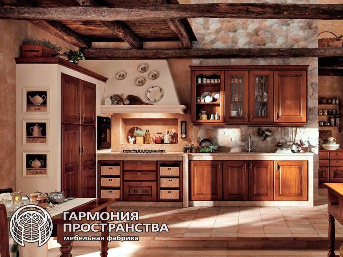 Особенности отделки кухонь в деревенском стиле